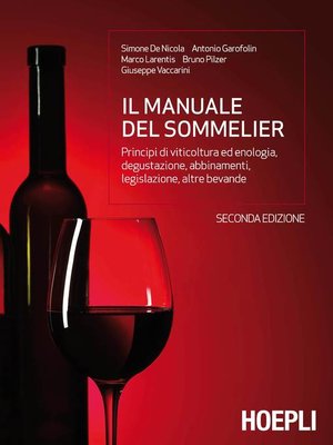 cover image of Il manuale del sommelier